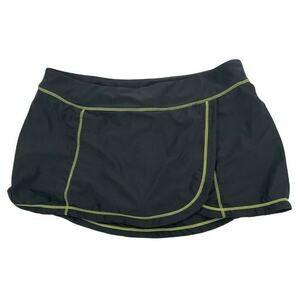 Zero X Posur Swimwear Skirt Women's Size XXL Stretch Asymmetric Inner Shorts